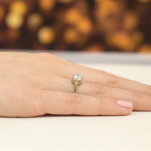 Pierścionek z Brylantem 0,70ct ze złota próby 585. W-0542/70